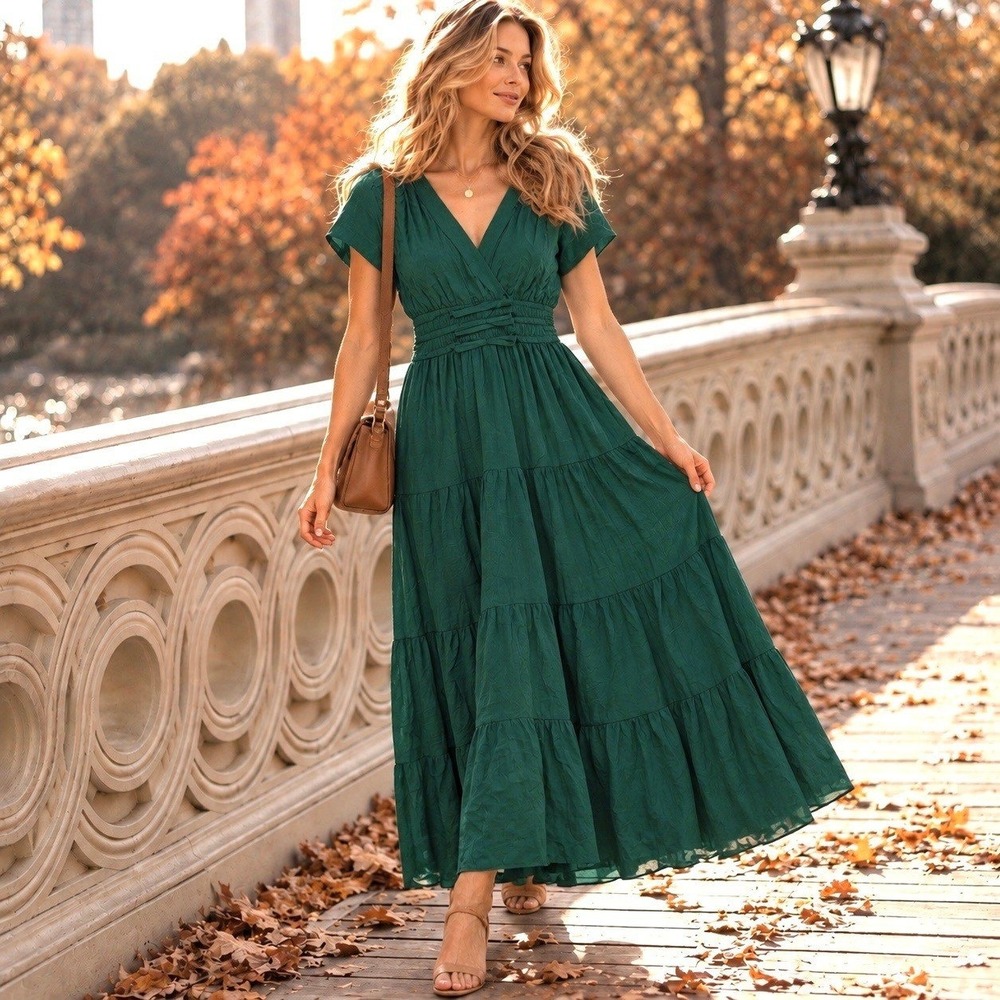Anthropologie Meadow Rhodes Small Maxi Dress Cottagecore Prairie Coastal Boho